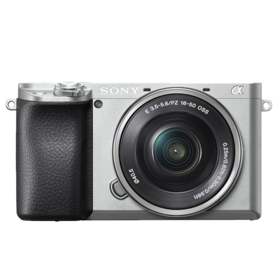 A6100 E-mount Camera with APS-C Sensor and Fast AF (Body with SELP1650 Lens)